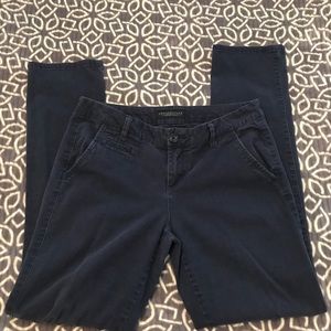 Aeropostale Skinny twill Navy pants!